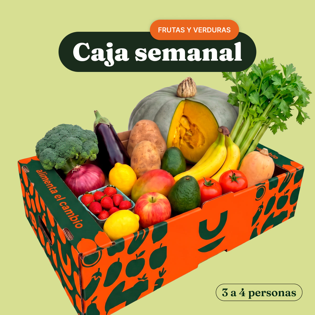 Pack Semanal Fruta y Verdura (3 a 4 personas) Nutrisco Market