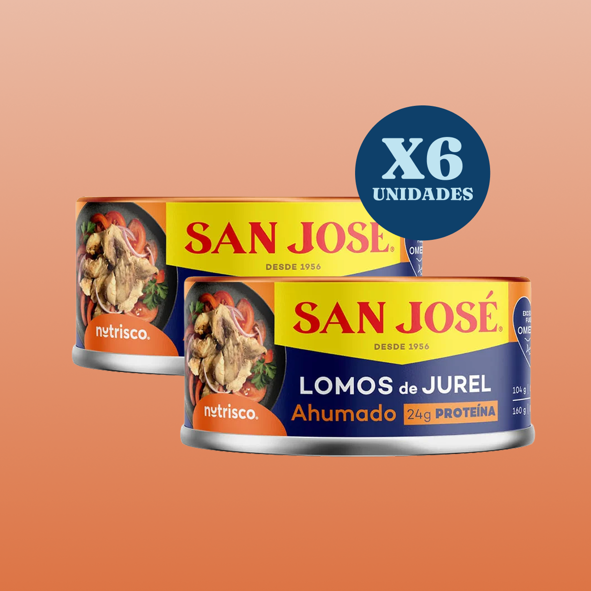 Pack Lomos de Jurel Ahumado 160g (6UN) Nutrisco Market