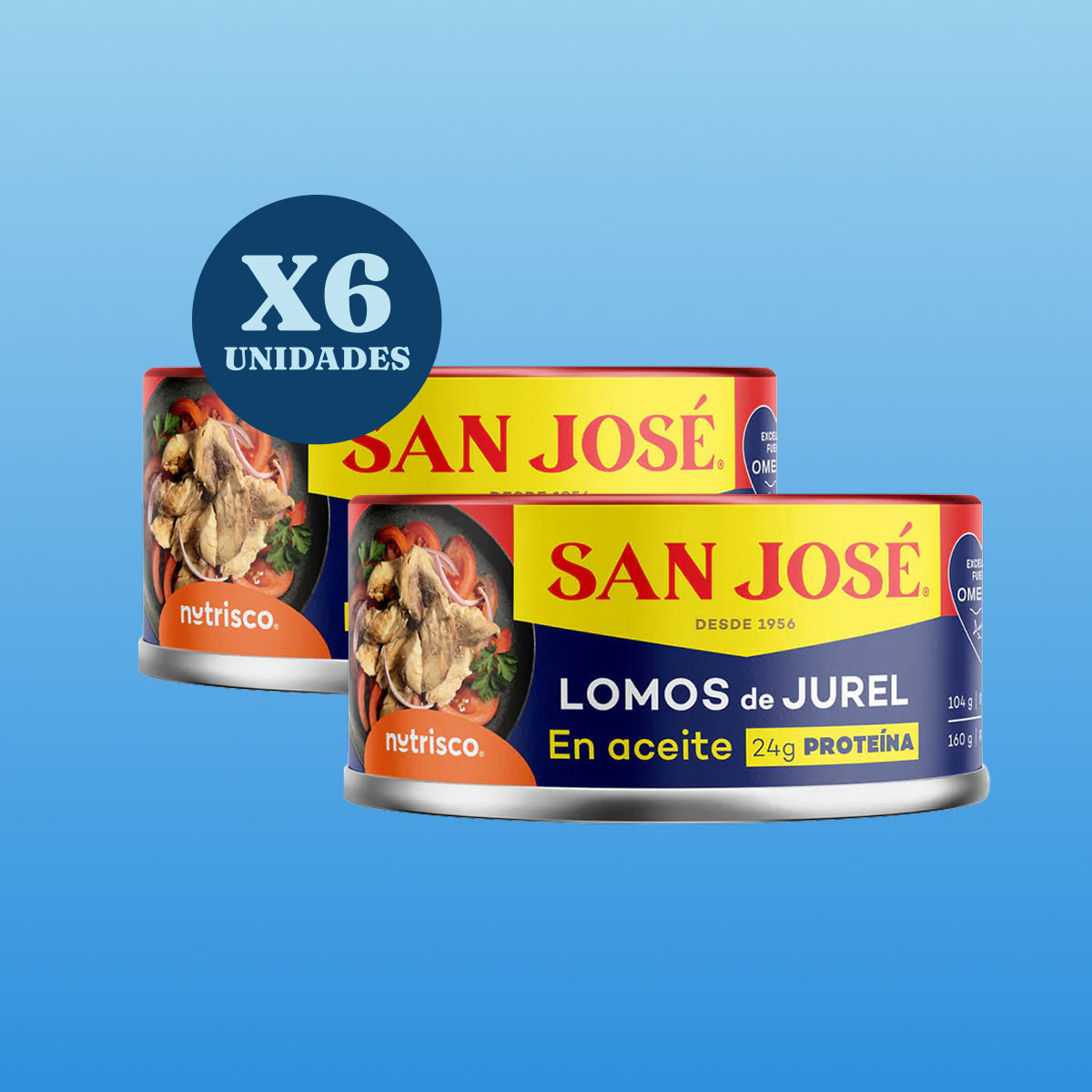 Pack Lomos de Jurel al Aceite 160g (6UN)