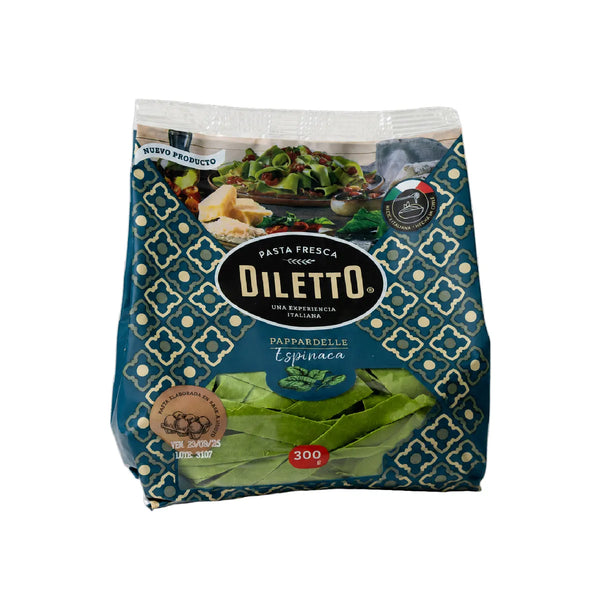 Pappardelle Espinaca 300gr Diletto
